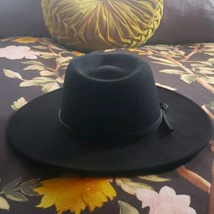 Wool black hat